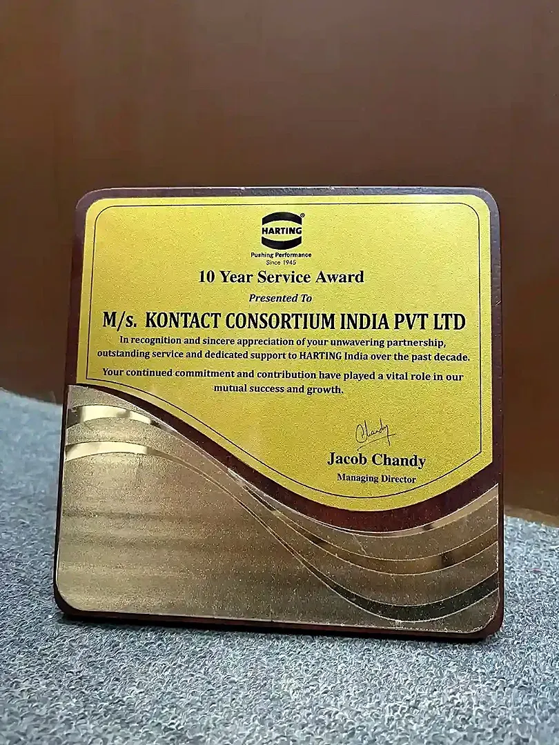 Harting 10-year service Award